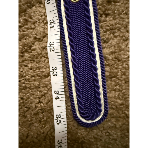 Women's Vintage Unbranded Purple and White Belt, One Size - Picture 6 of 6